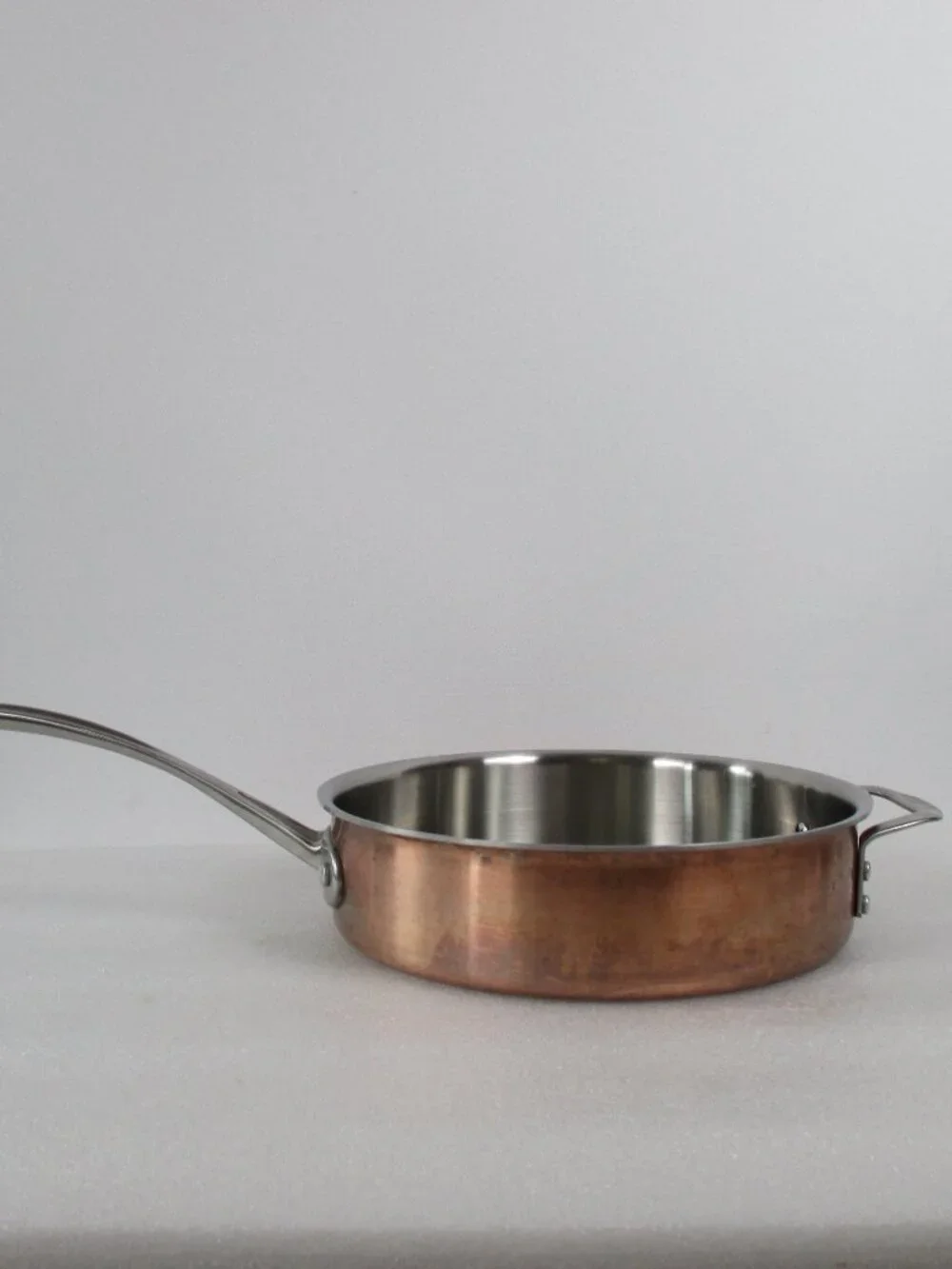 3 PC SET OF CALPHALON TRI-CLAD COPPER COOKWARE